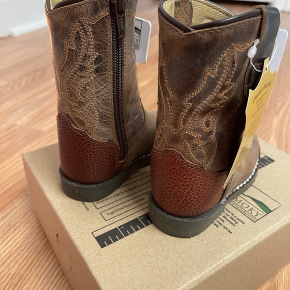 NWT Smoky Mountain Leather Boots Toddler SZ 5 - Picture 4 of 10